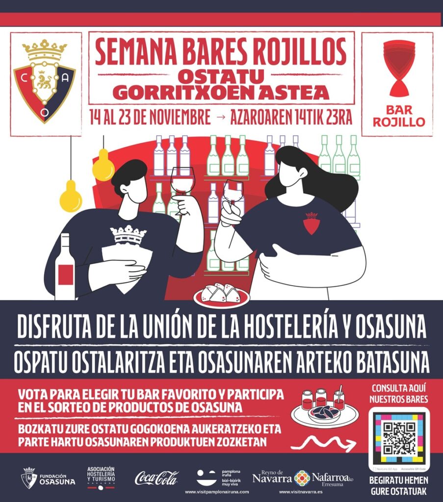 Cartel Semana Bares Rojillos