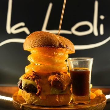 Burguer más solicitada en La Loli Gastrobar