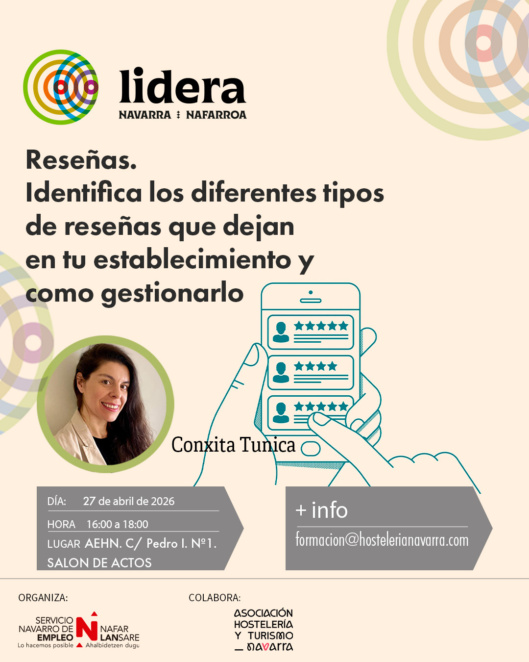 Reseñas. Identifica los diferentes tipos de reseñas que dejan en tu establecimiento y como gestionarlo. Impartido por Conxita Tunica