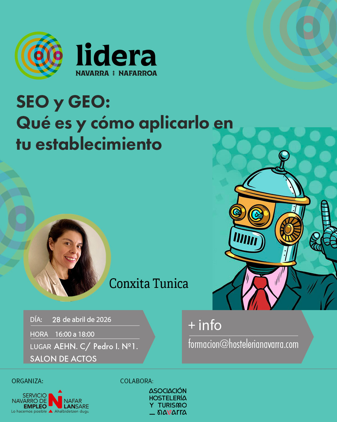 Seo y Geo, que es y como aplicarlo en tu establecimiento. Impartido por Conxita tunica