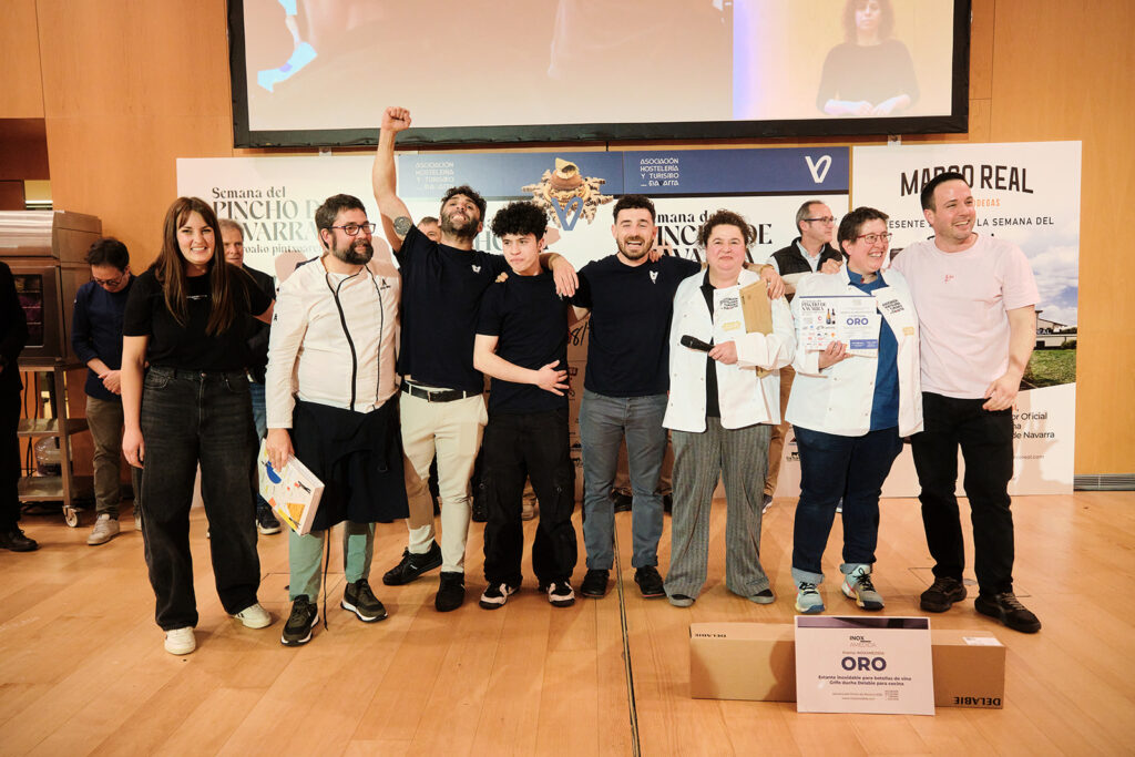 Premio Oro ex aquo Bar Amatxo y Bar Gatza de Pamplona