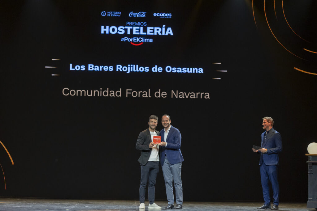 Los Bares Rojillos de navarra reciben el premio Hostelería Por El Clima 2026